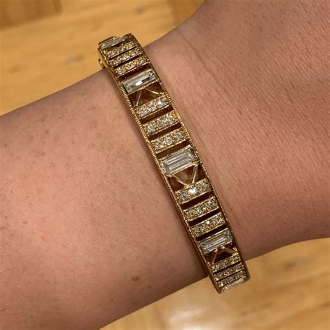 givenchy gold tone textured bangle bracelet|givenchy bracelet sale.